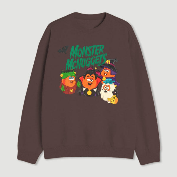 Vintage Halloween Nuggets 90s Monster Nuggets Sweatshirt