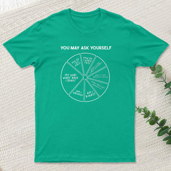 You May Ask Yourself Geek T-Shirt