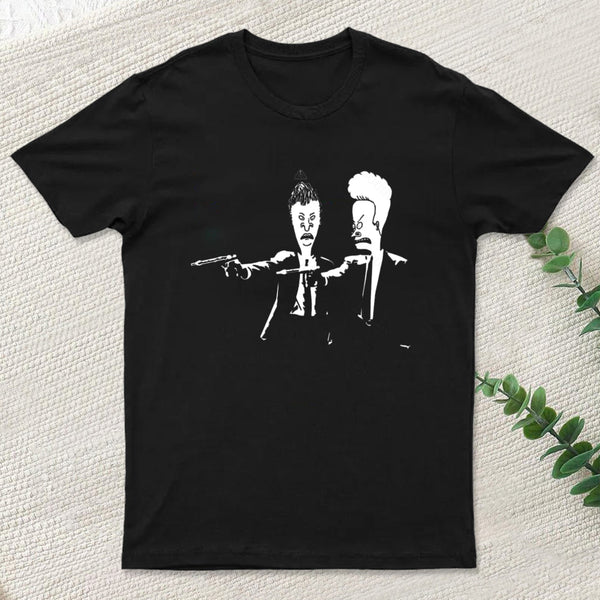 Beavis And Butthead Pulp Fiction Nerd T-Shirt