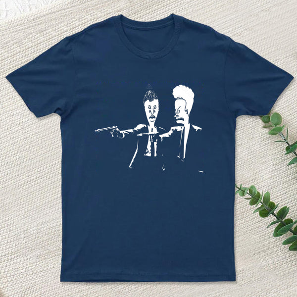 Beavis And Butthead Pulp Fiction Nerd T-Shirt