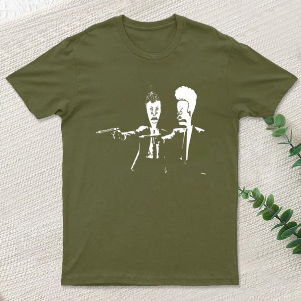 Beavis And Butthead Pulp Fiction Nerd T-Shirt
