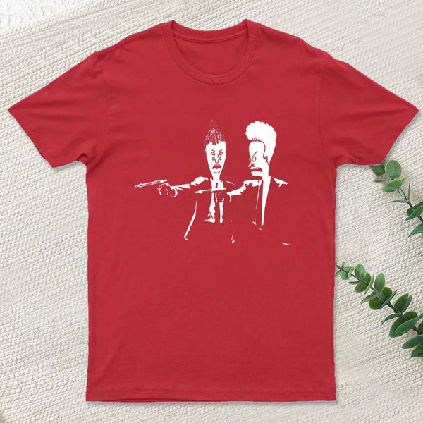 Beavis And Butthead Pulp Fiction Nerd T-Shirt
