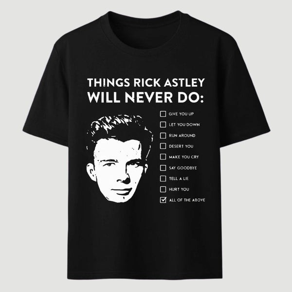 Classic Pop Commitment Checklist T-Shirt