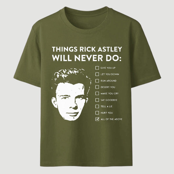 Classic Pop Commitment Checklist T-Shirt
