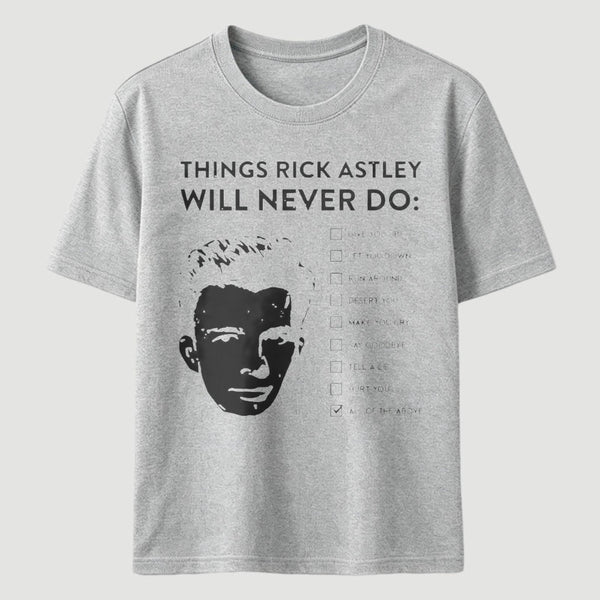 Classic Pop Commitment Checklist T-Shirt