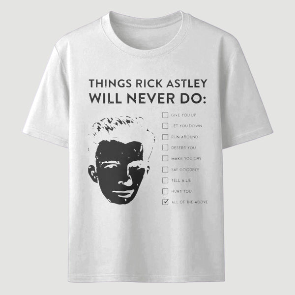 Classic Pop Commitment Checklist T-Shirt
