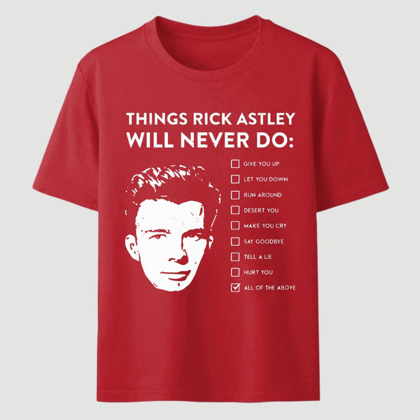 Classic Pop Commitment Checklist T-Shirt