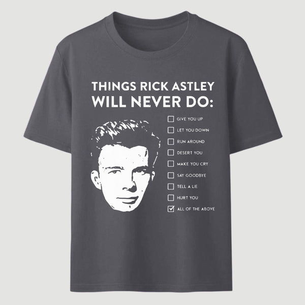 Classic Pop Commitment Checklist T-Shirt