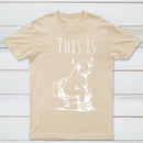 This Is Bull On Toilet Pure Cotton Short Sleeve T-Shirt