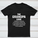The Grandpa Code Fun Mandatory Yes Always Pure Cotton Short Sleeve T-Shirt