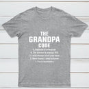 The Grandpa Code Fun Mandatory Yes Always Pure Cotton Short Sleeve T-Shirt