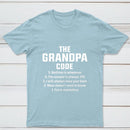 The Grandpa Code Fun Mandatory Yes Always Pure Cotton Short Sleeve T-Shirt