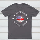 America 250Th Anniversary Patriotic Usa Flag Graphic T-Shirt