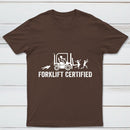 Forklift Certified Shirt Funny Certified Forklift Operator T-Shirt