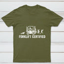 Forklift Certified Shirt Funny Certified Forklift Operator T-Shirt