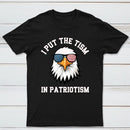 Put The Tism In Patriotism Athletic Eagle T-Shirt