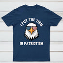 Put The Tism In Patriotism Athletic Eagle T-Shirt