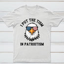 Put The Tism In Patriotism Athletic Eagle T-Shirt