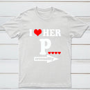 I Love Her Funny Couples Matching T-Shirt