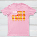Hot Dog American Flag July 4th Patriotic Summer BBQ Funny T-Shirt
