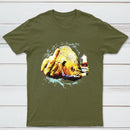 Dope Bluegill Shirt Fish Middle Finger Funny Fishing T-shirt