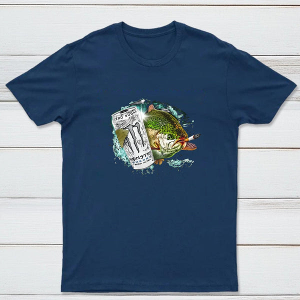 Dope Fish Shirt Funny White Monster Fish T-Shirt