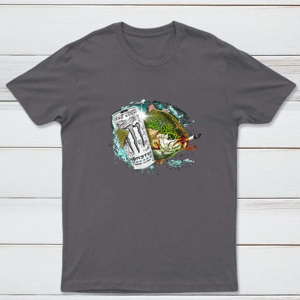 Dope Fish Shirt Funny White Monster Fish T-Shirt