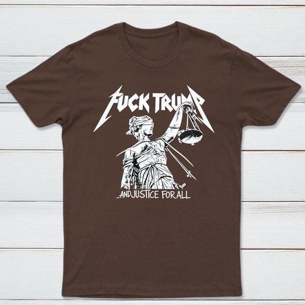 Vintage Protest Graphic and Justice For All T-Shirt