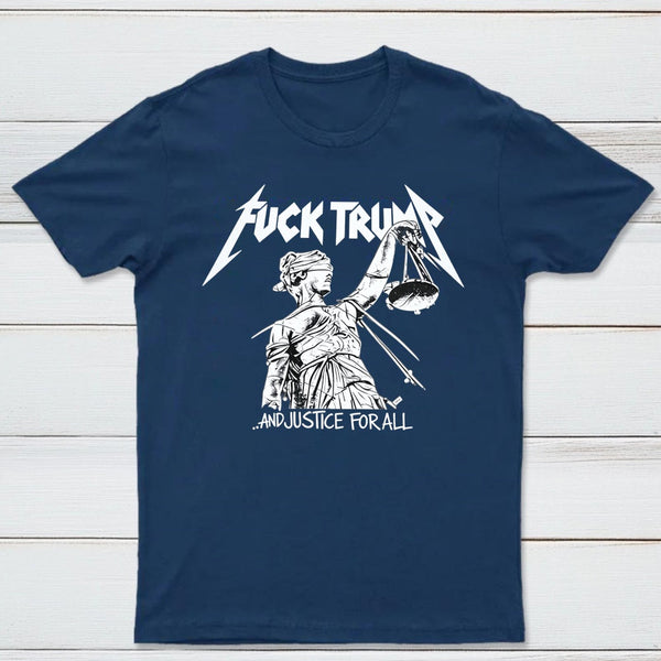 Vintage Protest Graphic and Justice For All T-Shirt