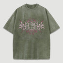 Y2K Pink Tribal Kitty Graphic Cat Vintage T-Shirt