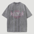 Y2K Pink Tribal Kitty Graphic Cat Vintage T-Shirt