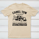 Camel Towing Print T-Shirt