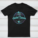 Haunted Mansion Gothic Horror House Ghosts Halloween Unisex T-Shirt