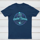 Haunted Mansion Gothic Horror House Ghosts Halloween Unisex T-Shirt