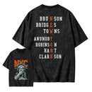 NewYork 2 Side Basketball Fans Washed T-Shirt