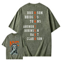 NewYork 2 Side Basketball Fans Washed T-Shirt