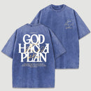 Vintage God Has A Plan Double-Sided T-Shirt