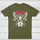 To Honor Rush Band Vintage Rock Owl Wings T-Shirt