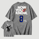 Sophie Cunningham Now You Know Double-Sided Basketball Graphic Washed T-Shirt