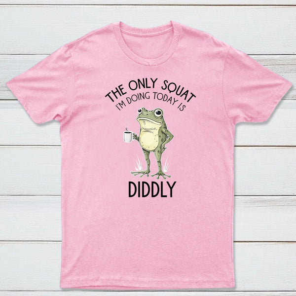 Funny Frog Graphic Diddly Squat T-Shirt