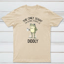 Funny Frog Graphic Diddly Squat T-Shirt