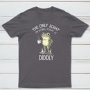 Funny Frog Graphic Diddly Squat T-Shirt