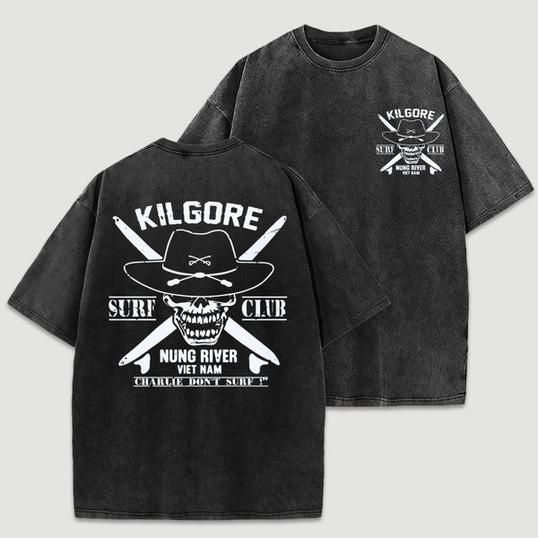 Kilgore Surf Club Nung River Vietnam Washed T-Shirt