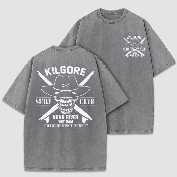 Kilgore Surf Club Nung River Vietnam Washed T-Shirt