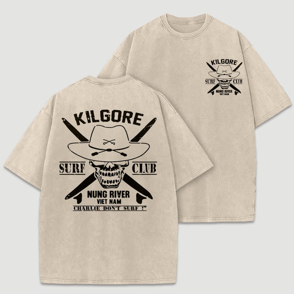 Kilgore Surf Club Nung River Vietnam Washed T-Shirt