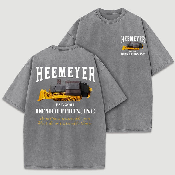 Heemeyer Demolition Inc Washed T-Shirt