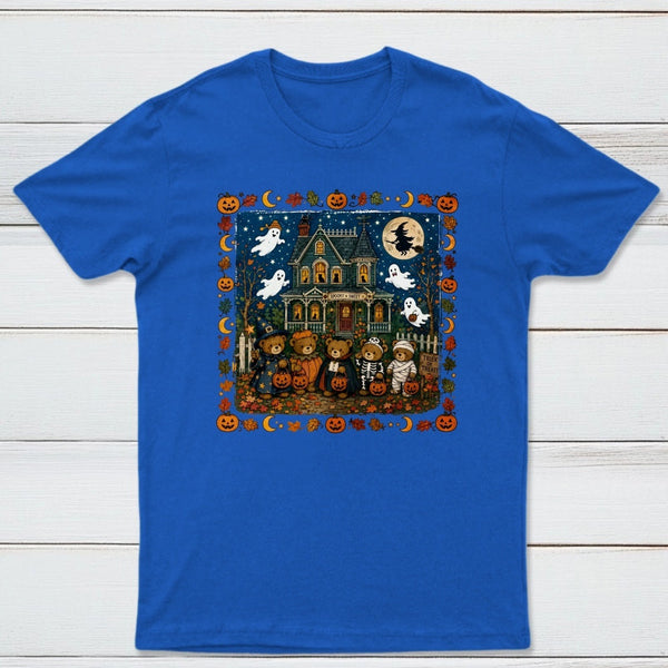 Vintage 90s Bears Halloween Trick Or Treat Bears T-Shirt