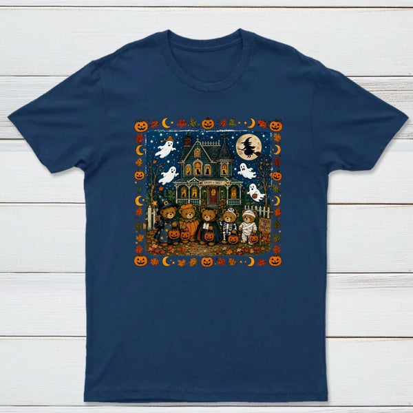 Vintage 90s Bears Halloween Trick Or Treat Bears T-Shirt
