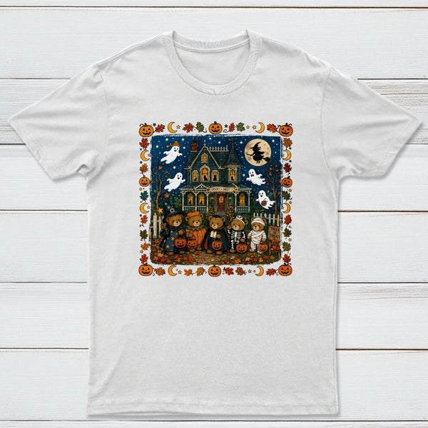 Vintage 90s Bears Halloween Trick Or Treat Bears T-Shirt
