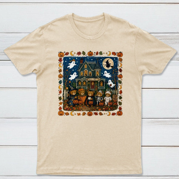 Vintage 90s Bears Halloween Trick Or Treat Bears T-Shirt